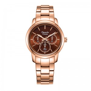Alexandre Christie AC 2A34 Rosegold Brown BFBRGBO
